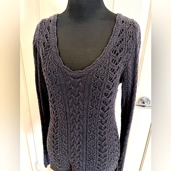 Free People Tie Back Sweater - Picture 11 of 15